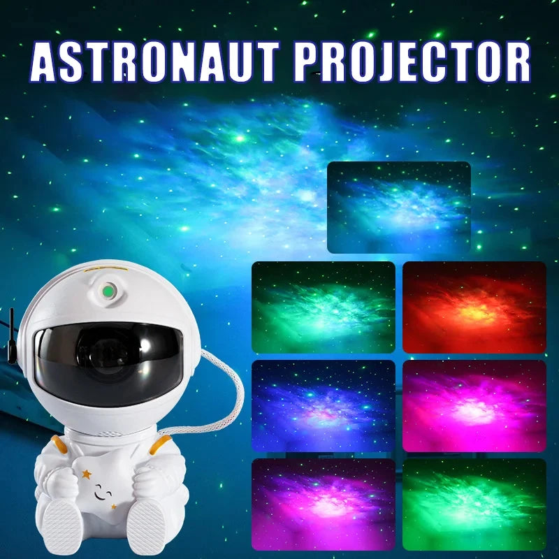 Projetor de LED Céu estrelado Astronauta